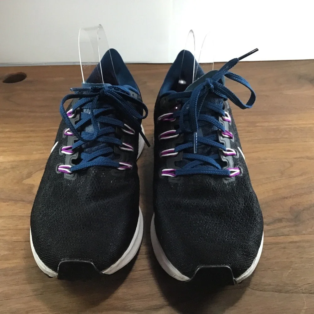 Nike Womens Air Zoom Pegasus 36 Shoes AQ2210-012 | Black/Purple/Blue | Size 8.5